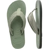 Ojotas Havaianas Surfer Coast color beige, con tiras de tela y suela texturizada.