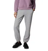 Pantalón deportivo acolchado color borgoña, con cintura elástica ajustable y bolsillos laterales.
