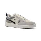 Championes Hi-Tec Marlon, color gris y beige, con detalles en azul marino. Confeccionados con materiales sintéticos y suela de goma.
