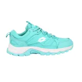 Championes Lotto color celeste con detalles en blanco, ideales para hockey.