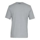 Remera celeste de Under Armour, corte clásico, mangas cortas y logo estampado en el pecho.