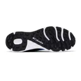Botas de trekking Columbia Konos TRS Outdry Mid, color azul con detalles en negro y blanco. Impermeables y de caña media, con tecnología Omni-Max para amortiguación y tracción.