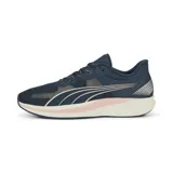 Zapatillas de running con empeine de mesh color azul y suela de goma zonificada ProTread, diseñada para amortiguar la pisada.