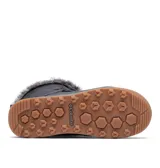 Botas de invierno Columbia Minx IV, color negro, con caña media acolchada, forro interior de piel sintética y ribete de piel sintética en la parte superior. Cierre con cordones, tecnología termorreflectiva Omni-Heat, tecnología impermeable Omni-Tech y suela Adapt Trax para mayor tracción.