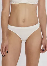 Bombacha colaless de microfibra color gris, sin costuras y con forro 100% de algodón.