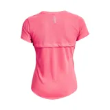 Remera deportiva Under Armour Streaker de mujer, color azul con logo en el ruedo.