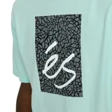 Remera de algodón color menta con logo estampado en el frente.