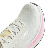 Championes Adidas Response Super para mujer, color blanco con detalles en amarillo pastel y celeste. Ideales para running, con tecnología Dreamstrike+ en la mediasuela y suela de goma para mayor agarre.