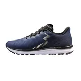 Championes de running 361° Kairos para hombre, color azul con detalles en negro y blanco.