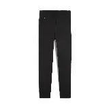Calza deportiva Puma Essential Tight HW 7/8, color negro, con cintura alta, largo 7/8 y logo estampado en la pierna izquierda.