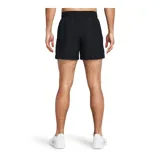 Short deportivo Under Armour Tech Woven de hombre, color gris, con cintura elástica y logo estampado en la pierna izquierda.