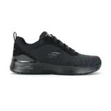 Championes Skechers Dynamight Paradise Waves color negro, con capellada de malla jaspeada, cordones, plantilla Memory Foam y amortiguación Skech-Air.