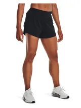 Short deportivo negro para mujer, de tejido ligero y transpirable.