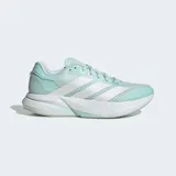 Championes de running Adidas Duramo Speed 2, color celeste con detalles en blanco.
