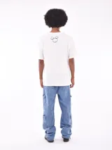 Remera blanca de algodón con estampado de Mickey Mouse y texto "All Time Classic Original".