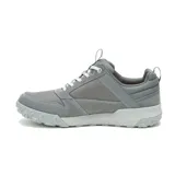 Zapatillas urbanas Caterpillar Hex Ready Low Mesh, color gris, con capellada de gamuza y tela, forro 100% reciclado, plantilla de espuma PU moldeada, entresuela de EVA y suela de goma.