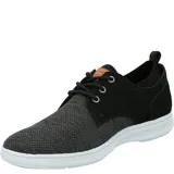 Zapatilla urbana Hush Puppies modelo Port, color tostado, con capellada de cuero y malla, cordones y suela con tecnología ZeroG de EVA.