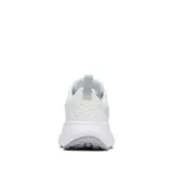 Zapatillas de senderismo impermeables Columbia Konos TRS Outdry, color blanco con suela gris.