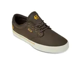 Zapatillas Etnies Jameson 2 Eco, color negro con detalles en marrón en el talón y la lengüeta.