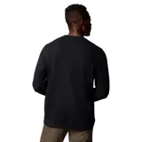Buzo negro de cuello redondo con logo de Columbia estampado en el pecho. Puños y dobladillo acanalados.