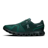 Championes de running On Cloud 6, color verde oscuro, con capellada de malla técnica, sistema de amortiguación CloudTec® y suela con agarre.
