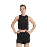 Musculosa deportiva Adidas We Tank, color negro con logo blanco en el pecho.