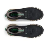 Championes de trail running Under Armour Charged Maven Trail, color marrón con detalles en negro y suela beige con motas.