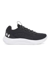 Championes de entrenamiento Under Armour UA Dynamic 2, color negro con suela blanca y logo en el lateral.