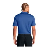 Remera polo Under Armour Matchplay para hombre, color gris jaspeado con logo negro en el pecho.