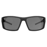 Lentes de sol Mormaii Joaca Force, con montura rectangular negra y lentes grises.