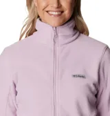 Campera polar Columbia Basin Trail III Full Zip para mujer, color azul marino. Con cierre frontal completo y bolsillos laterales con cierre.