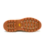 Championes urbanos Caterpillar Colorado Sneaker Lo, color beige con detalles en naranja. Capellada de cuero y nylon ripstop, forro de malla de nylon, plantilla acolchada, entresuela de EVA y suela de goma.