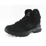 Botas de trekking Topper Grove color negro, de caña media, con cordones y suela de goma.