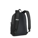 Mochila Puma Phase negra con logo blanco estampado en el frente.