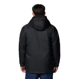 Campera Columbia Snowy Summit para hombre, con capucha ajustable y compatible con casco, cierre frontal con solapa, bolsillo en el pecho con cremallera, bolsillos para forfait y gafas, bolsillos con cremallera para las manos y dobladillo ajustable con cordón. Confeccionada con tecnología Omni-Tech™ impermeable y transpirable y forro termorreflectante Omni-Heat™.