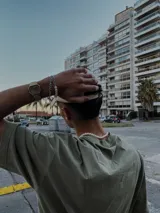 Collar de perlas blancas de 8mm.