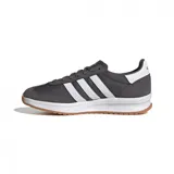 Championes Adidas Run 70s 2.0 de hombre, color gris con detalles en blanco y suela color caramelo.