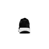 Championes de running Nike Revolution 6 NN, color negro con logo azul y suela blanca.