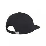 Gorra negra Adidas con logo Shmoo bordado en blanco en el frente.