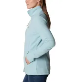 Campera polar Columbia Basin Trail III Full Zip para mujer, color azul marino. Con cierre frontal completo y bolsillos laterales con cierre.