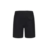 Short de baño azul con cintura elástica, cordón de ajuste blanco y logo de la marca en la pierna derecha.