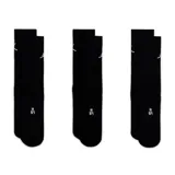 Pack de tres pares de medias deportivas Jordan Everyday Max Media, color negro con logo Jumpman en blanco.