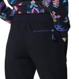 Pantalón de jogging negro con bolsillos laterales y bolsillo cargo.