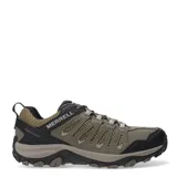 Championes de trekking Merrell Crosslander 3, color verde oliva con detalles en negro y suela de goma.