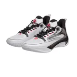 Championes de básquet 361 Aron Gordon Explode 2, color blanco con detalles en negro y rojo.
