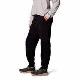Pantalón de jogging azul marino con cintura elástica y cordón ajustable.