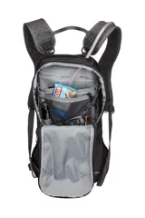 Mochila de hidratación Thule UpTake de 8 litros color naranja, con reservorio de agua de 2.5 litros.