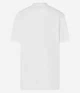 Remera alargada de manga corta, confeccionada en algodón BCI más sostenible, con cuello redondo y estampa de frutillas en el frente.