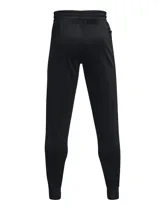 Pantalón de jogging negro Under Armour Armour Fleece, con cintura elástica y cordón ajustable, bolsillos laterales y puños acanalados.