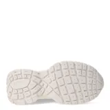 Zapatillas deportivas color beige con cordones y suela chunky.